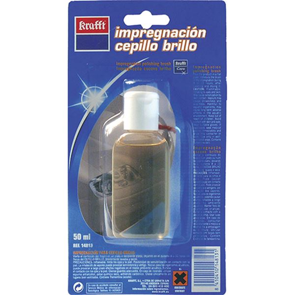 Escova e líquido de polimento brilhante Krafft 50 ml