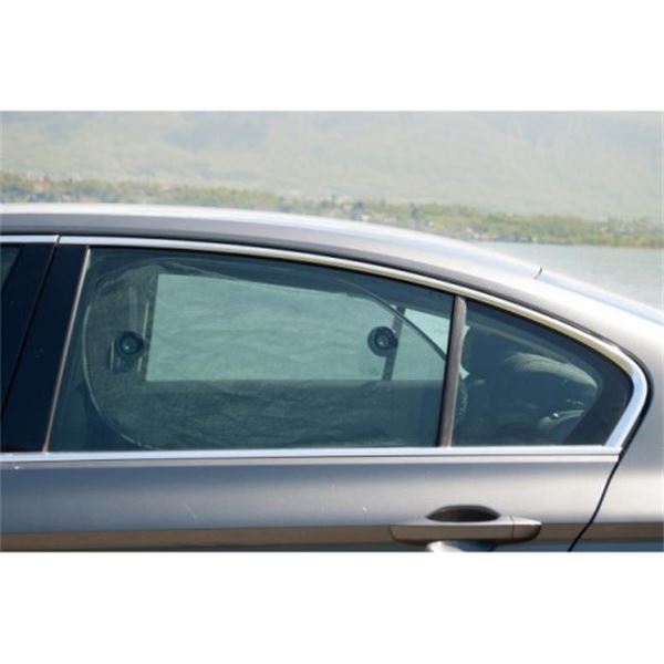 2 cortinas laterais para carro preto 65x38