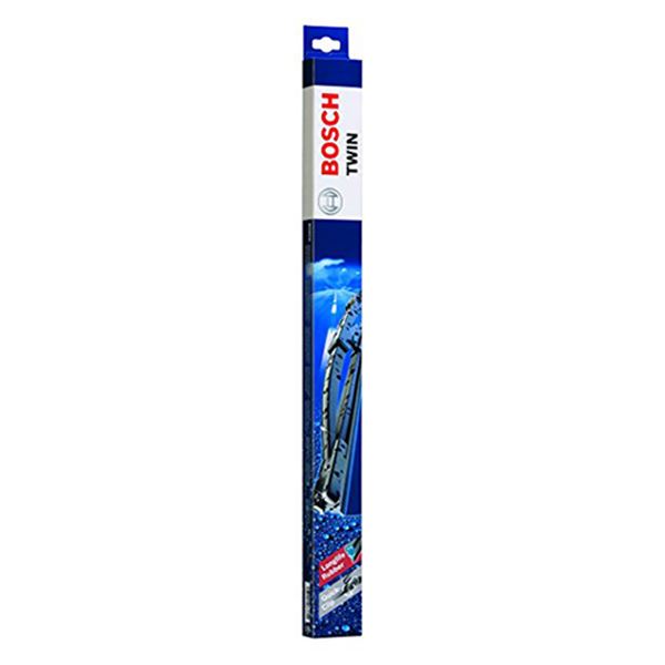 2 limpa para-brisas convencionais duplos 653s Bosch com spoiler