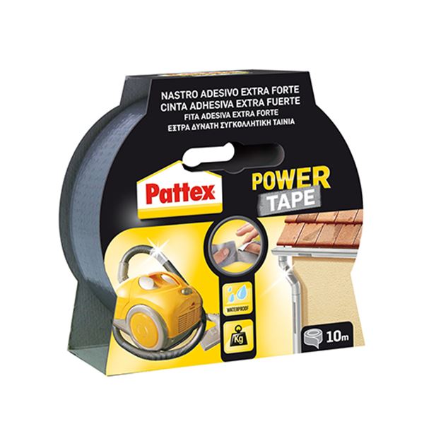 Fita adesiva power-tape cinzenta 50 x 10 m
