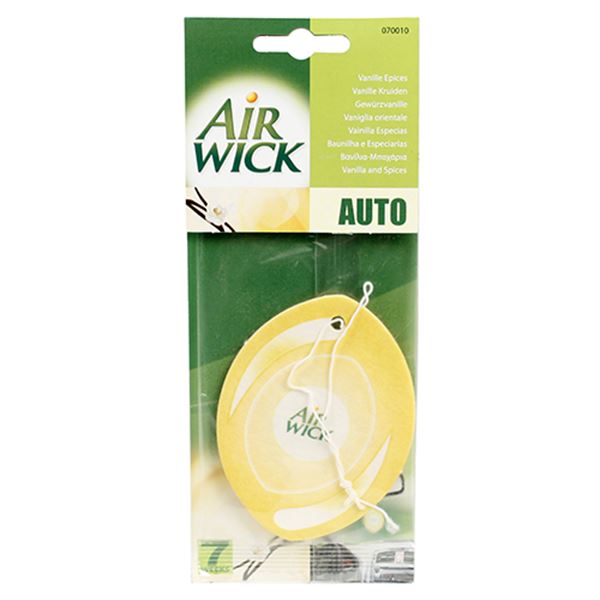 Placa ambientadora para automóvel Airwick baunilha