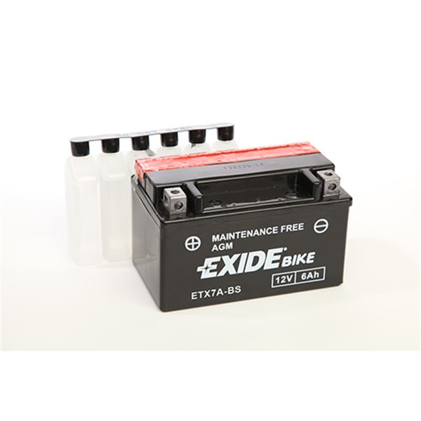 Bateria para motociclos Exide ytx7a-bs 6ah 90a 12v