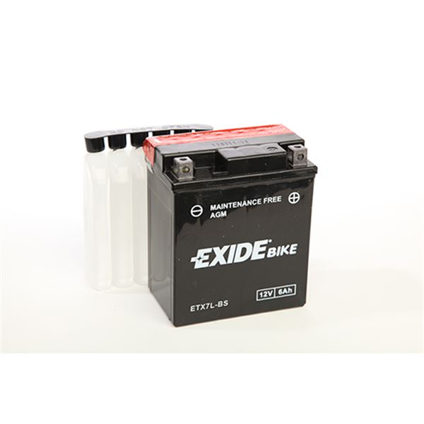 Bateria para motas Exide ytx7l-bs 6ah 100a 12v