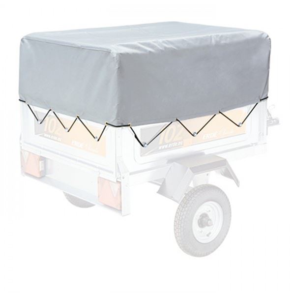 Toldo para reboque Erdé 143, 153 alto 30 cm