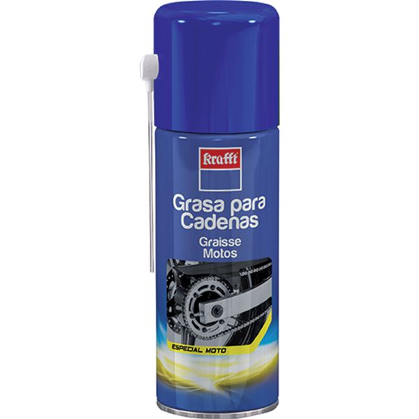 Massa lubrificante em spray para correntes Krafft para motociclos