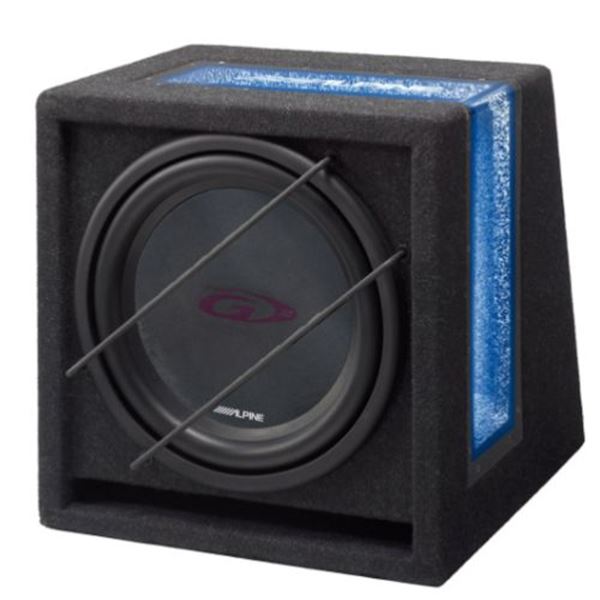 Subwoofer para automóvel Alpine com caixa reflectora de 12'' 4hm
