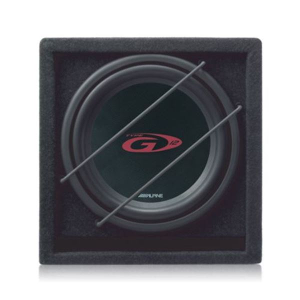 Subwoofer para automóvel Alpine com caixa reflectora de 12'' 4hm