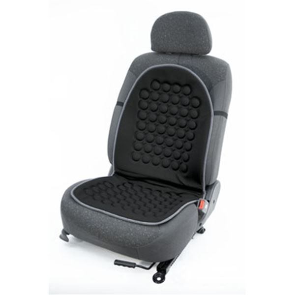 Encosto de automóvel ergonómico preto