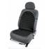 Encosto de automóvel ergonómico preto