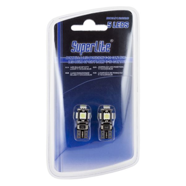 Lâmpadas de presença Canbus brancas Led 2 pcs