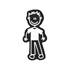 Homem adesivo