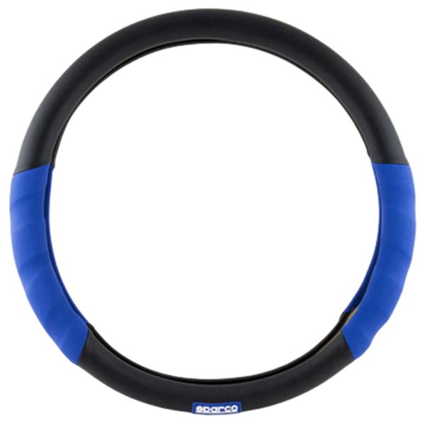 Cobertura do volante Sparco azul e preto