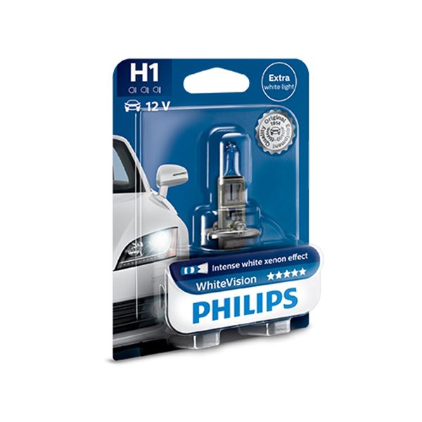 Lâmpada h1 Philips whitevision 55w 12v 1 pc