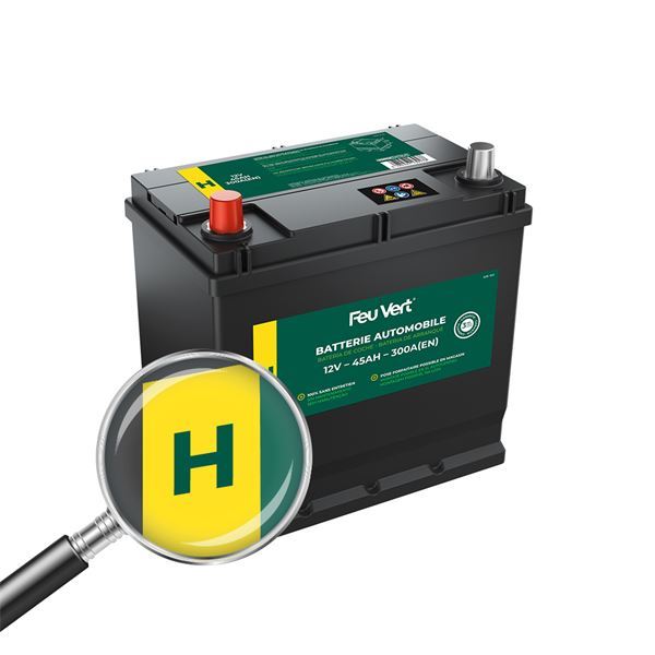 Bateria para automóvel Feu Vert H 45ah 300a