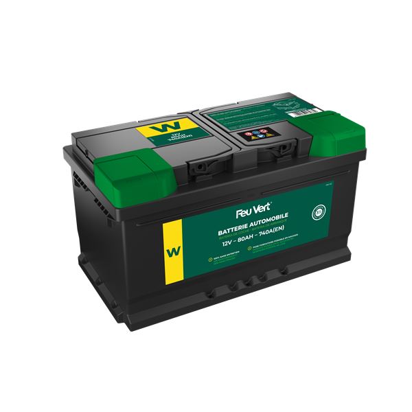 Bateria para automóvel Feu Vert W 80ah 740a