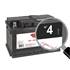 Contacto 4 60ah 560a bateria de automóvel