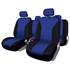 Conjunto completo de capas para bancos de automóvel em azul romã