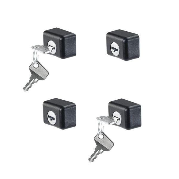 Conjunto de 4 virolas antirroubo st, sr+