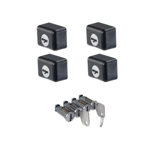 4 virolas + 4 lâmpadas antirroubo Cruz 932-048