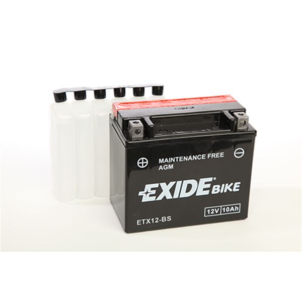 Bateria para motas Exide ytx12-bs 10ah 150a 12v