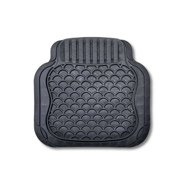 Conjunto de tapetes de borracha preta Goodyear para automóvel