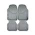 Conjunto de tapetes de borracha cinzenta Goodyear para automóvel