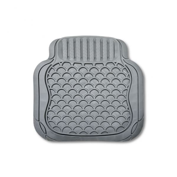 Conjunto de tapetes de borracha cinzenta Goodyear para automóvel
