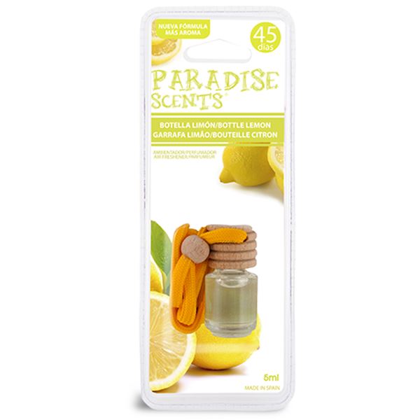 Frasco de ambientador para automóvel Paradise Scents Lemon 5 ml