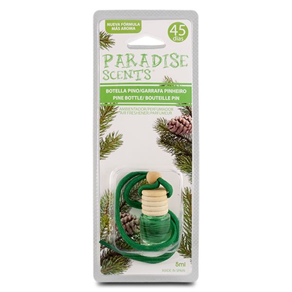 Frasco de ambientador para automóvel Paradise Scents pine 5 ml
