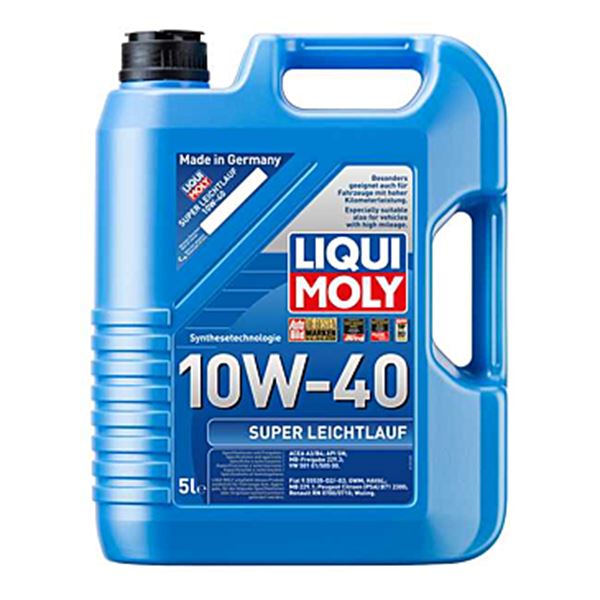 ÓLEO DE MOTOR LIQUI MOLY SUPER LEICHTLAUF 10W40 5L
