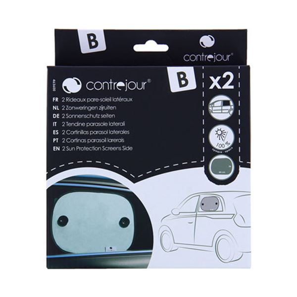 Cortinas universais para automóvel Contrejour 2 peças