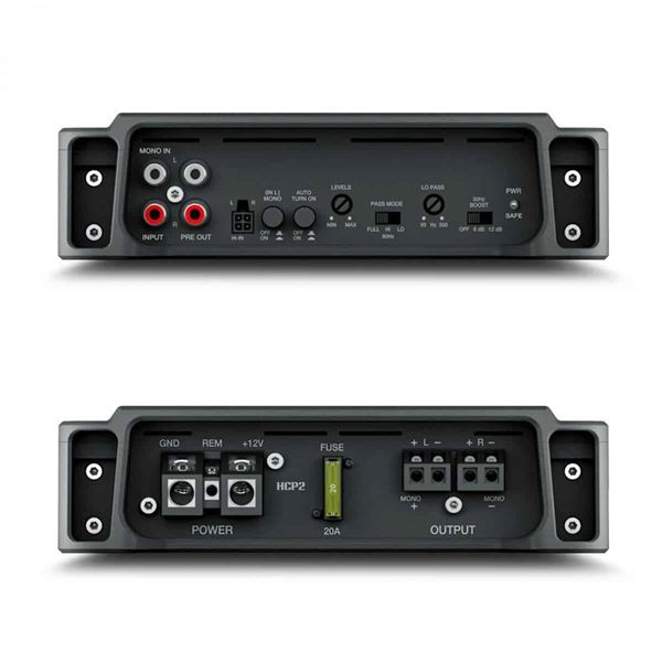 Pack amplificador e subwoofer hertz