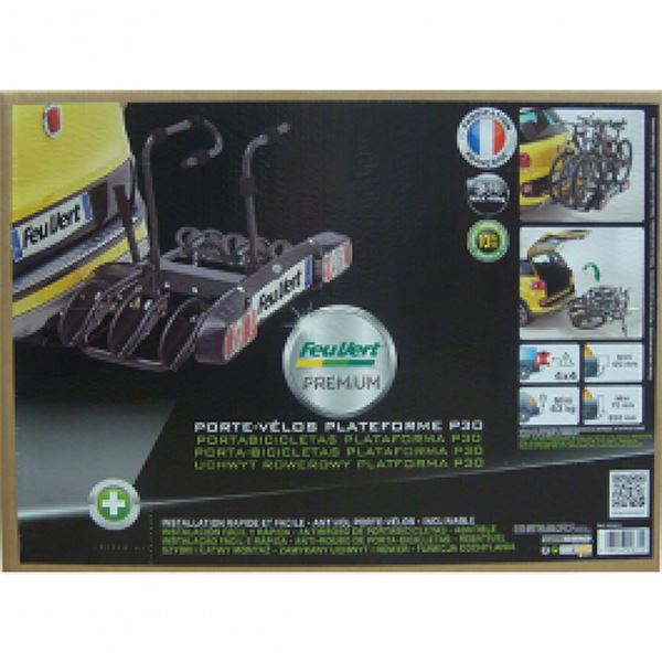 Suporte de bicicleta com bola de plataforma Feu Vert p30