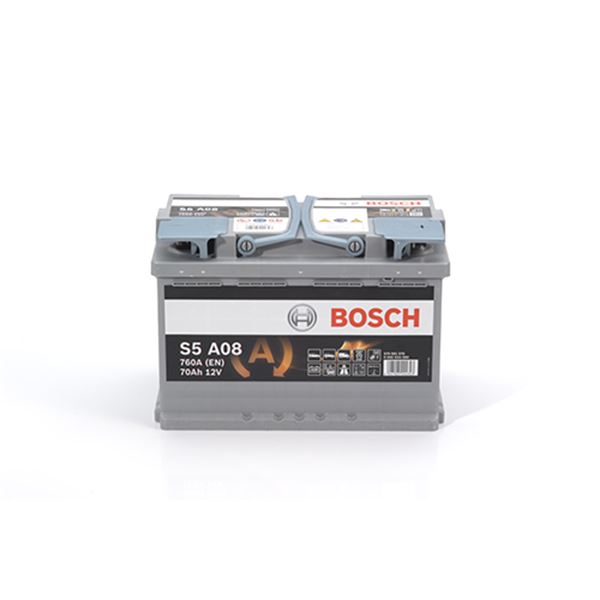 BOSCH AGMバッテリー S5 A08 12V 70Ah Bateria para automóvel Bosch s5 a08 Start Stop agm 70ah 760a - Feu