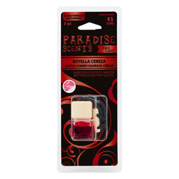 Frasco de ambientador para automóvel Paradise Scents cherry 7 ml