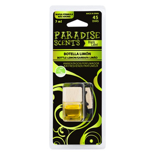 Frasco de ambientador para automóvel Paradise Scents Lemon 7 ml