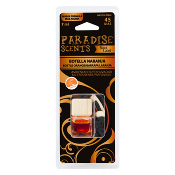 Frasco de ambientador laranja Paradise Scents 7 ml