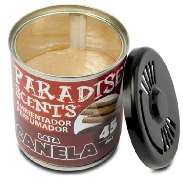 Lata de ambientador para automóvel Paradise Scents canela 100gr