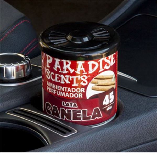Lata de ambientador para automóvel Paradise Scents canela 100gr