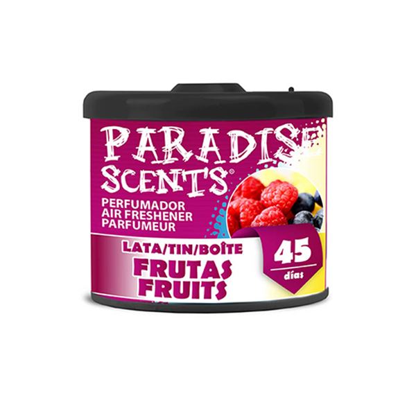 Lata de ambientador Paradise Scents frutos do bosque 100gr