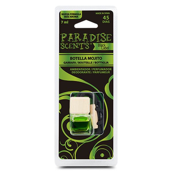 Frasco de ambientador para automóvel Paradise Scents mojito 7 ml