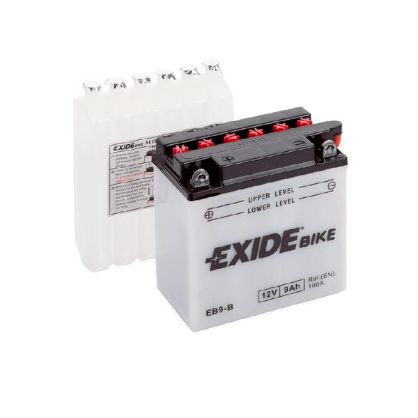 Bateria para motociclos Exide eb9-b 9ah 100a 12v