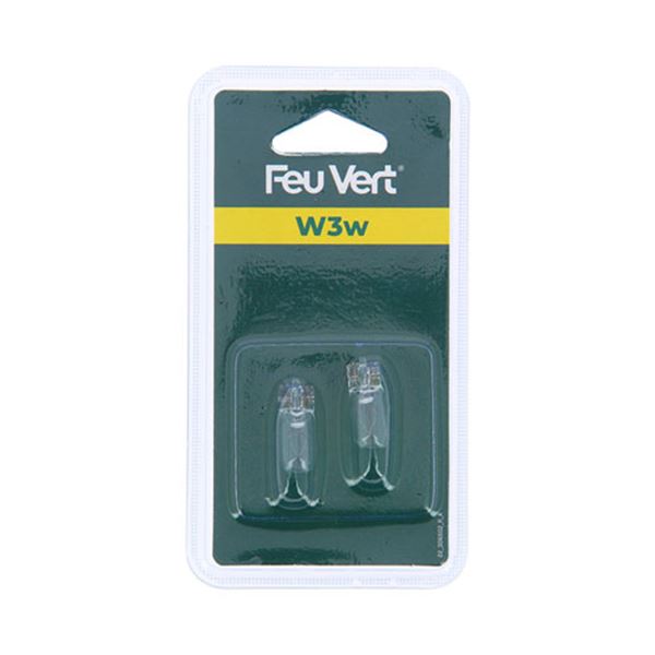 Lâmpada Feu Vert w3w 12v 2 peças
