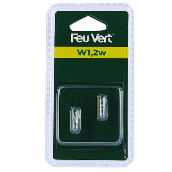 Lâmpada w1,2w Feu Vert 12v 2 pcs