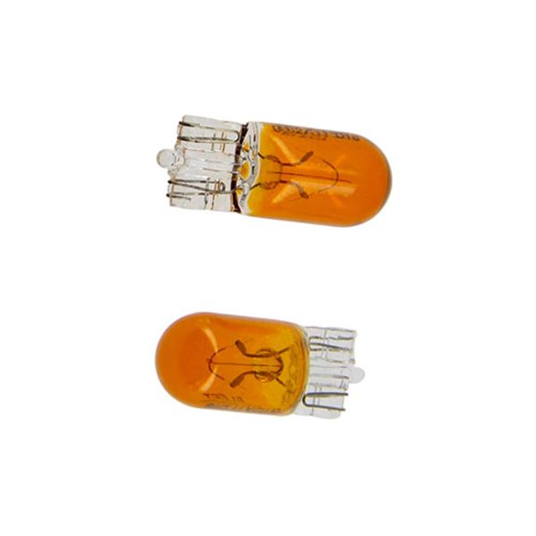 Lâmpada wy5w Feu Vert 12v âmbar 2 peças