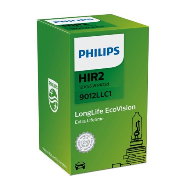 1 lâmpada hir2 Philips Long Life Ecovision 55w 12v 1