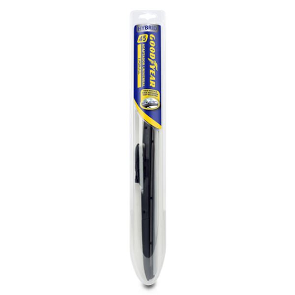 1 escova de limpa para-brisas híbrida Goodyear de 18" e 45 cm