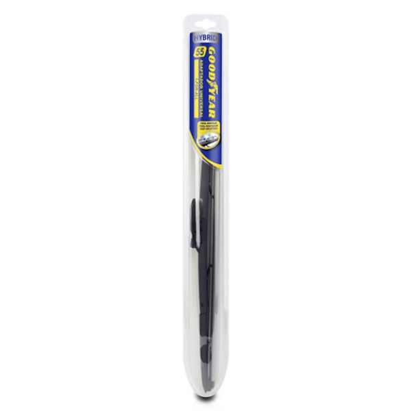 1 escova de limpa para-brisas híbrida Goodyear de 22" e 55 cm