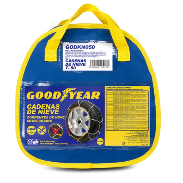 Correntes de neve em aço Goodyear 9mm t.50
