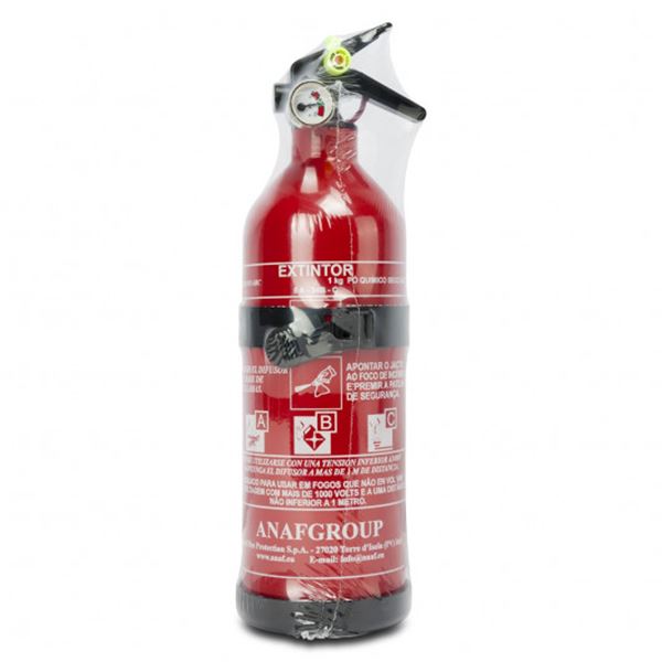 Extintor de incêndio com manómetro 1 kg Motorkit